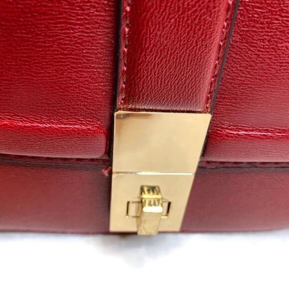 CARPISA RED Faux Leather Mini Shoulder Handbag NWOT - Picture 9 of 10